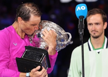 Rafael Nadal comes from two sets down to beat Daniil Medvedev for record 21st grand slam title