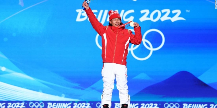 Su Yiming’s double 1800s seal Team China gold in men’s snowboard big air