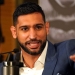 Amir Khan arrives in Manchester hotel for fight week and declares that Kell Brook’s confidence is ‘brittle’