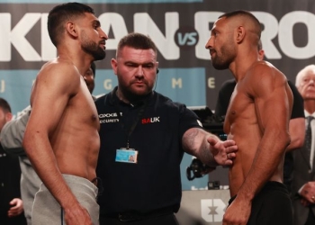 Amir Khan vs Kell Brook weigh-in results and reaction