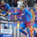 Alves assists, scores and is sent off as Barcelona beat Atletico Madrid 4-2 as Traore, Aubameyang debut