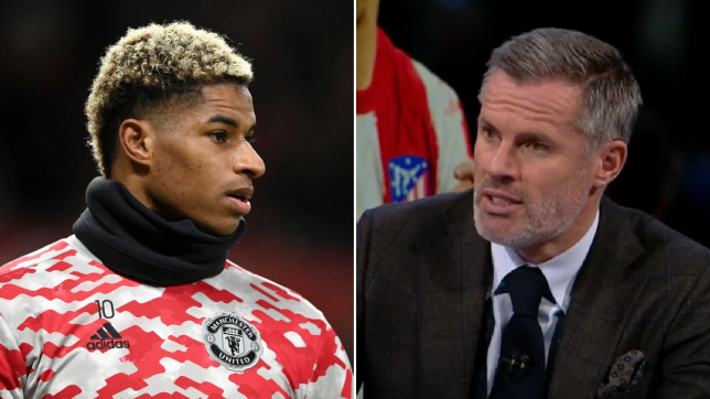 Liverpool legend Jamie Carragher says Manchester United need to replace Marcus Rashford after poor Atletico Madrid display