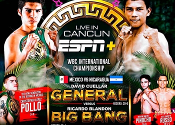 David Cuellar-Ricardo Blandon Junior Bantamweight Showdown Headlines Mexico Fight Night