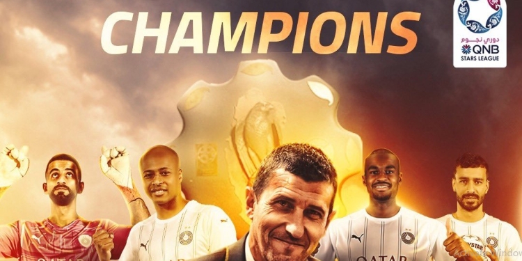 Andre Ayew wins first league title with Al Sadd after netting brace in 8-2 win