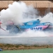 Former world champion Fernando Alonso’s car goes up in smoke on final day of testing in Barcelona