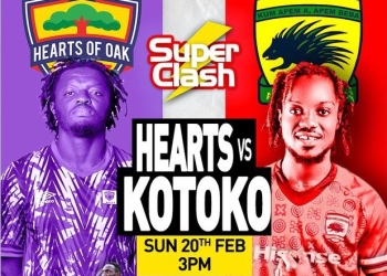 Full capacity fans to watch Hearts versus Kotoko super cliffhanger