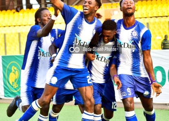 Ibrahim Sulley strikes injury time winner against RTU to send Great Olympics second