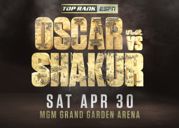 Oscar Valdez-Shakur Stevenson Jr. Lightweight Unification Showdown Set for April 30 at MGM Grand Garden Arena