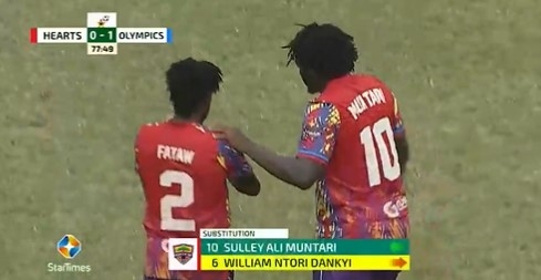 Sulley Muntari makes Hearts debut but Great Olympics win Ga-Mashie derby