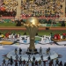 A multicultural display for the opening ceremony in Cameroon