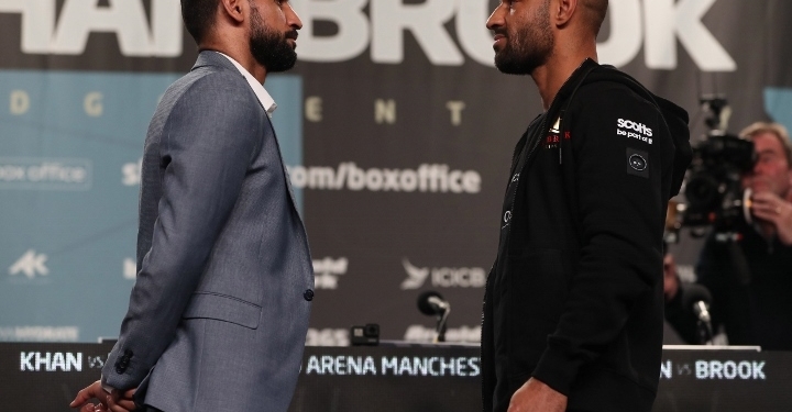 Photos: Amir Khan, Kell Brook – Face To Face at Final Press Conference