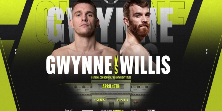 Gavin Gwynne vs Luke Willis headlines MTK Fight Night in April