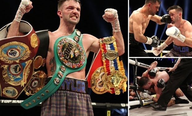 Jack Catterall ROBBED as Josh Taylor retains world titles in ‘disgusting’ split decision despite being knocked down