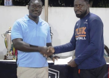 Accra Basketball League title winning Coach departs TUSK Foundation