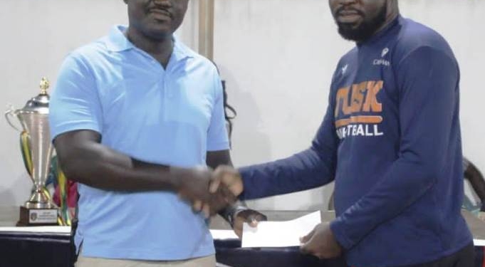 Accra Basketball League title winning Coach departs TUSK Foundation
