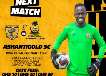 Ashantigold and King Faisal meet in Ashanti derby on Friday