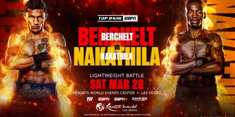 March 26: Miguel Berchelt-Jeremiah Nakathila lightweight battle headlines debut fight night at Resorts World Las Vegas