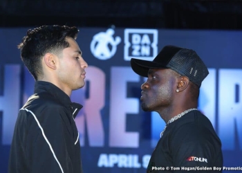 Emmanuel ‘Game Boy’ Tagoe face-to-face with Ryan Garcia: press conference quotes, photos for April 9