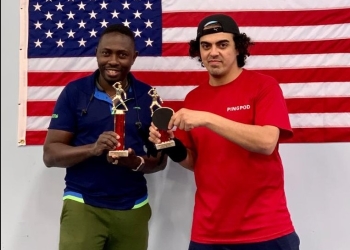 Ghanaian ping pong star Courage Nanevie wins again in USA