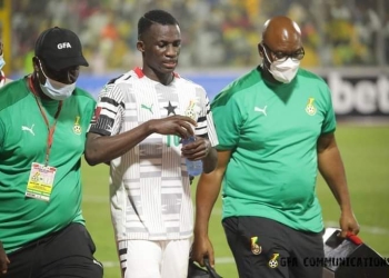 Afena-Gyan allays injury fears ahead of Nigeria return leg