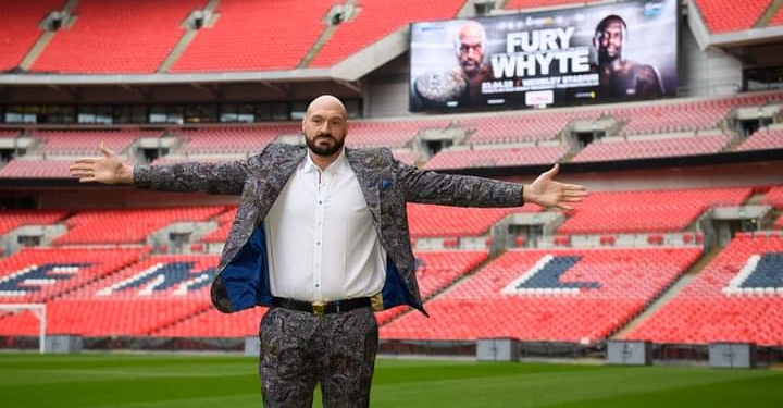 Tyson Fury Goes Solo at Presser to Announce Dillian Whyte Showdown