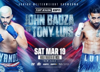 March 19: John Bauza-Tony Luis junior welterweight clash to open Edgar Berlanga-Steve Rolls TV show