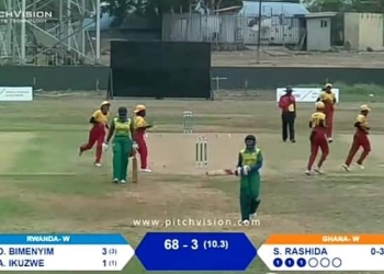 Ghana lose first game to Rwanda at Women’s T20 International in Lagos