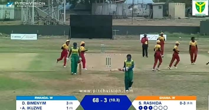 Ghana lose first game to Rwanda at Women’s T20 International in Lagos