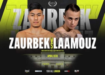 Sultan Zaurbek faces Haithem Laamouz on next month’s MTK Fight Night