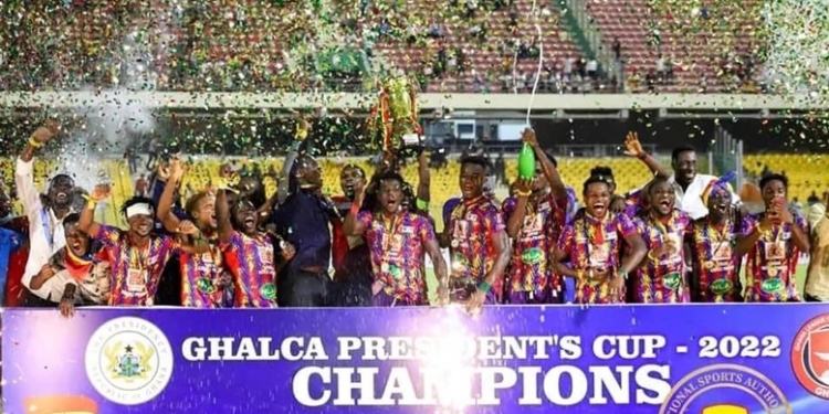 Hearts 2-1 Kotoko: Phobians win 2022 President’s Cup