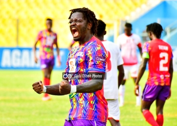 Sulley Muntari scores first goal for Hearts of Oak to beat WAFA