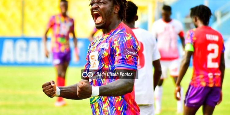 Sulley Muntari scores first goal for Hearts of Oak to beat WAFA