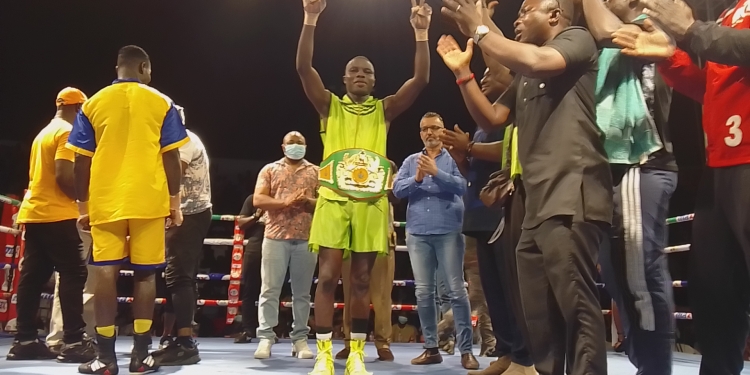 Musah Lawson defends title, wins best boxer on fight night 2 of Ghana Professional Boxing League