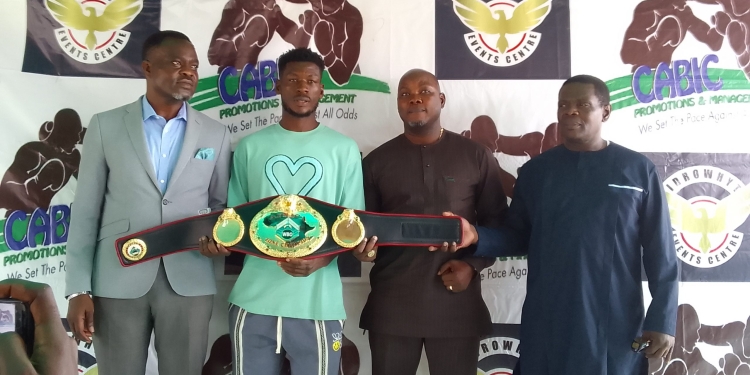 Cabic Promotions chief Ivan Bruce Cudjoe reiterates commitment to produce world champion for Ghana