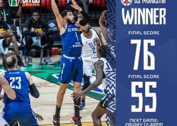 US Monastir stay undefeated to top Sahara Conference in Basketball Africa League