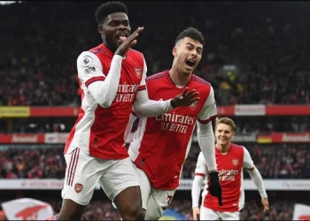 Ghana’s Thomas Partey scores as Arsenal punish Leicester to lift Gunners back into fourth
