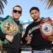 PHOTOS: Oscar Valdez, Shakur Stevenson face-to-face in Las Vegas ahead of April 30 junior lightweight unification