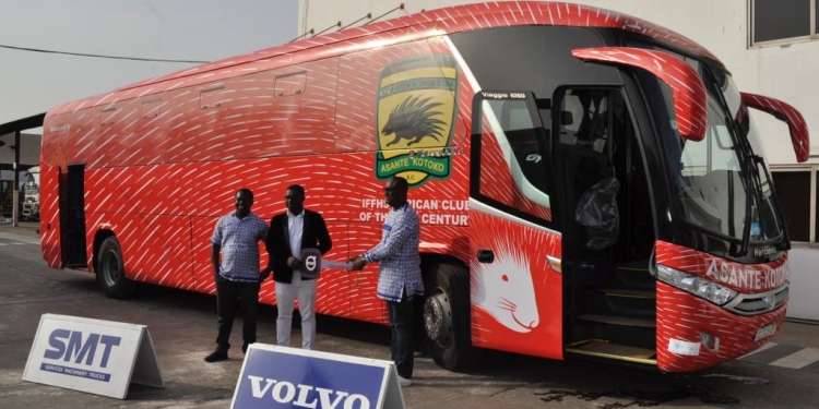 Kotoko get first customised Volvo–Marcopolo bus from SMT Ghana