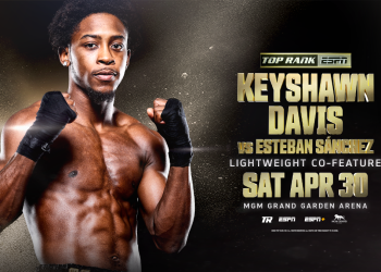 Keyshawn Davis-Esteban Sanchez confirmed as Valdez-Stevenson co-feature April 30