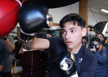 Photos: Ryan Garcia putting in work for Emmanuel Tagoe clash