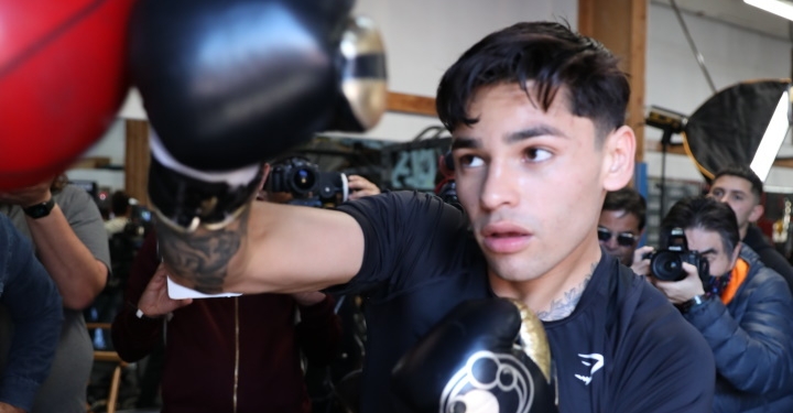 Photos: Ryan Garcia putting in work for Emmanuel Tagoe clash