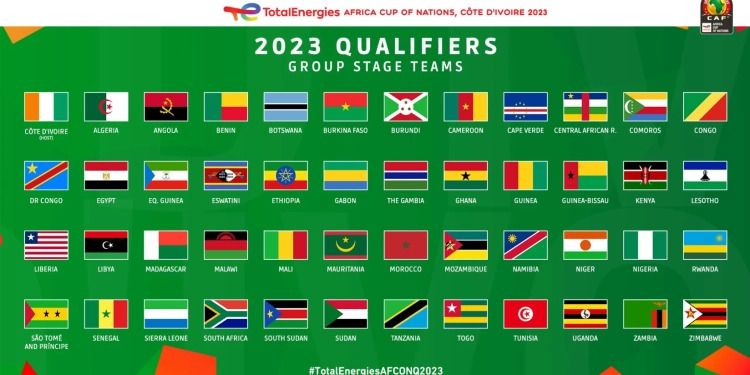 Six countries qualify to join 42 others for TotalEnergies AFCON 2023 qualifying group stages