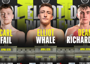 Carl Fail, Elliot Whale and Dean Richardson return on April 15 MTK Fight Night