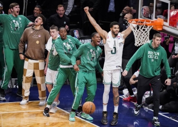 Celtics complete 4-game sweep of Nets with 116-112 victory, first to reach playoffs second round