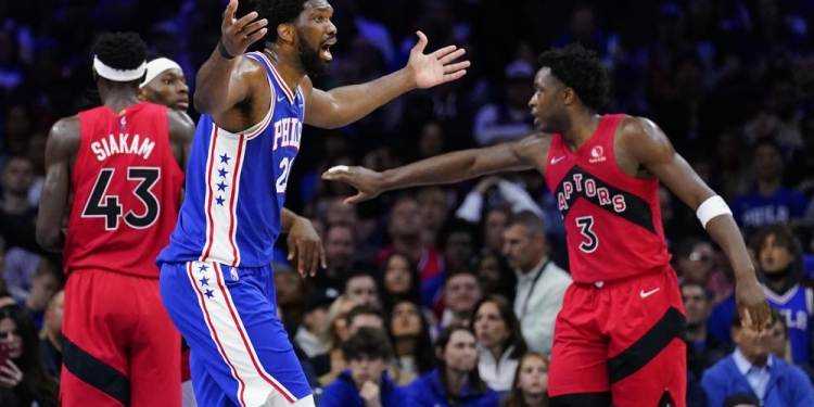 Raptors top 76ers 103-88 behind Siakam, force Game 6 at home