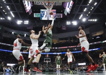Bucks rout Bulls 116-100 in Game 5, advance to face Celtics in round 2