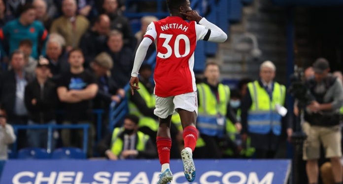 Nketiah scores brace against Chelsea after making bold Ghana decision