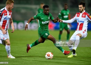 Ghana forward Bernard Tekpetey named among top five best players in Bulgaria