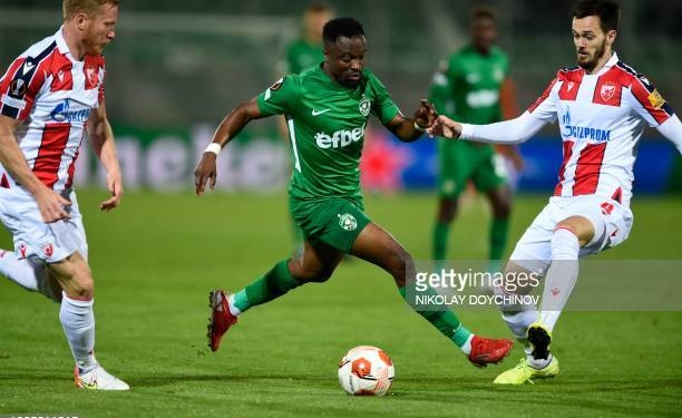 Ghana forward Bernard Tekpetey named among top five best players in Bulgaria