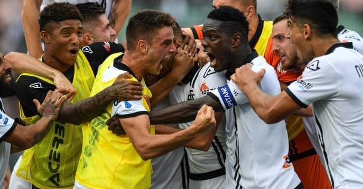Emmanuel Gyasi scores late winner for Spezia against Venezia in Serie A